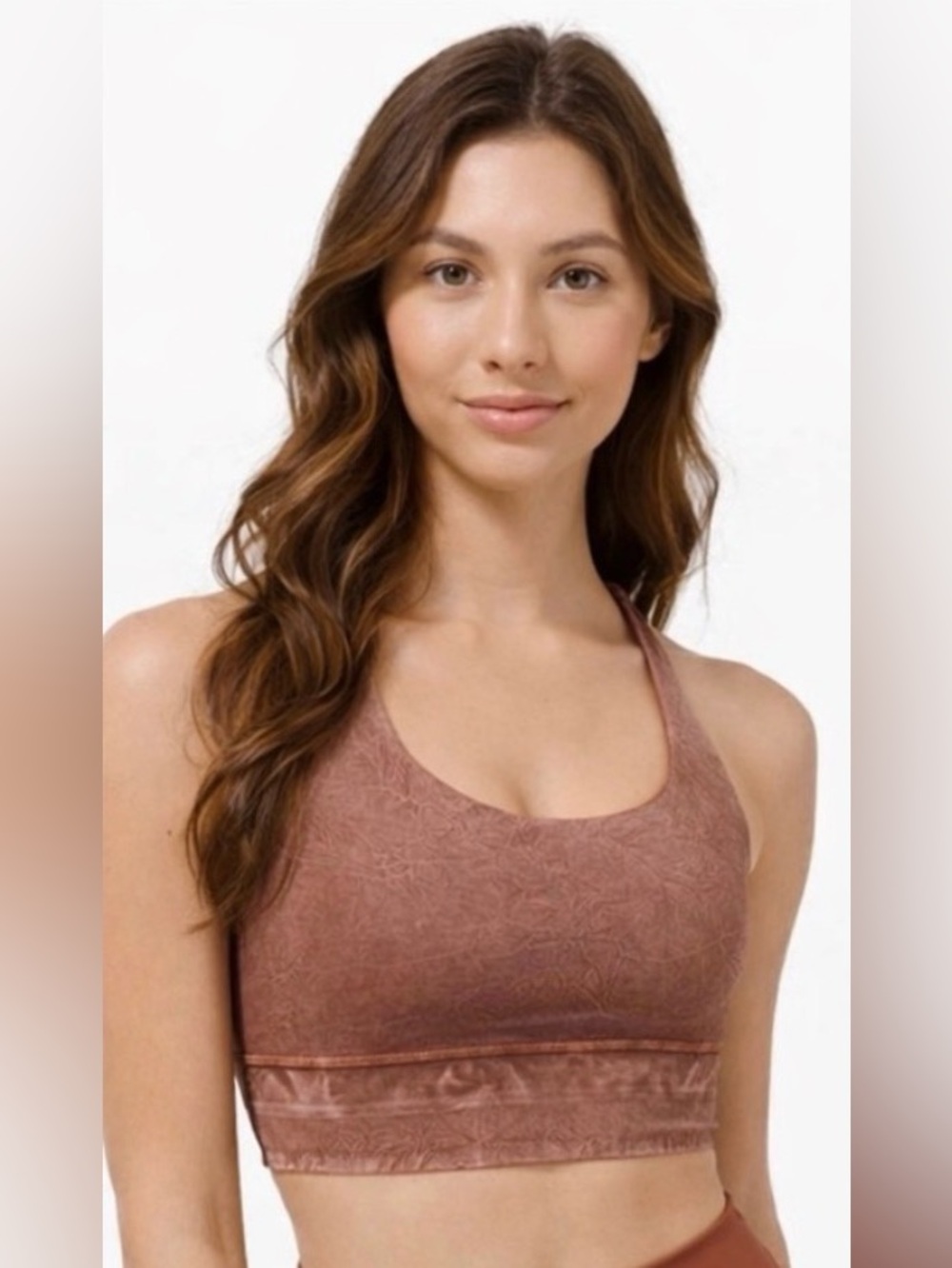 NWT Lululemon Energy Bra *Long Line Ice Dye